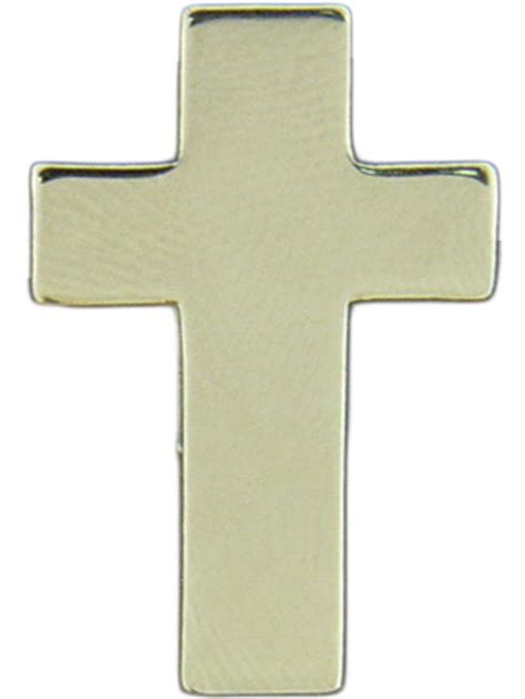 Us Army Chaplains Cross Pin Silver Plated 1
