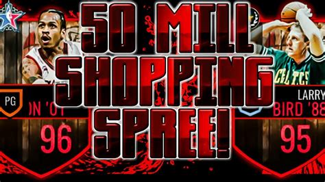 Huge 50 Million Coin Nba Live Mobile Shopping Spree Insane New 95