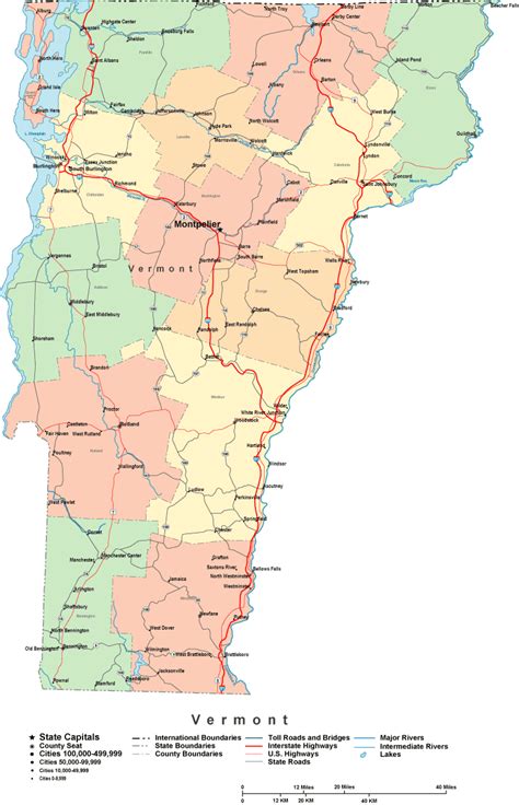 Online Map Of Vermont