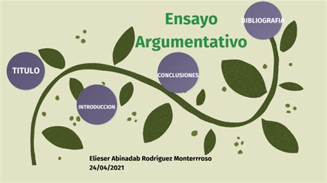 Estructura De Ensayo Argumentativo By Elieser Abinadab Rodriguez Monterroso