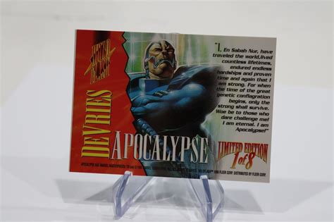 1995 Marvel Masterpieces Complete Holoflash 8 Card Set Insert Chase Ebay