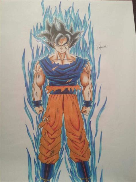 Mastered Ultra Instinct Goku Drawing Easy Full Body Images And Photos Finder