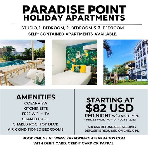 paradise point barbados staycation what s on in barbados 2023 05 01 to 2023 07 31