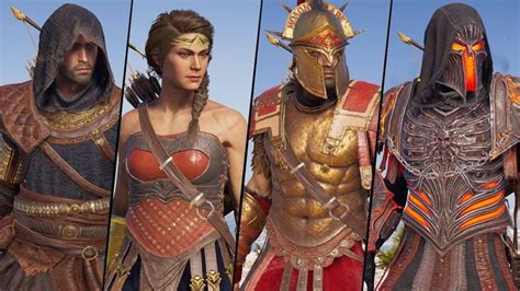 Assassin S Creed Odyssey All Armor Sets And Outfits Showcase All Assassins Creed