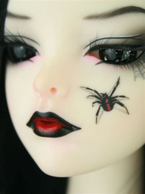 Black Widow Custom Face Up 2 By Pinkhazard On Deviantart