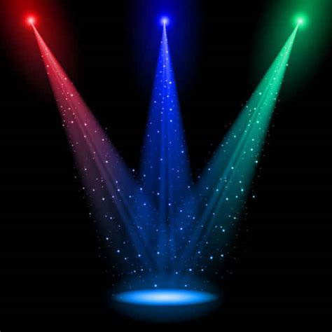 Brilliant Stage Lighting Vector Backgrounds Free Vector Download