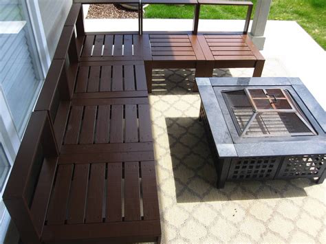 By offering the highest comfort level, this diy outdoor furniture idea on $100 sectional l shaped furniture provides the class of your living room on your patio. Ana White | Outdoor Sectional - DIY Projects