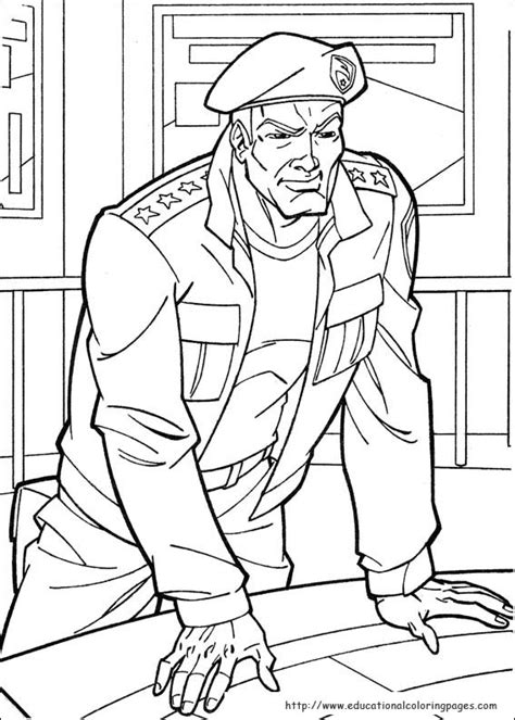 Tons of free printable g.i. GI Joe Coloring Pages - Educational Fun Kids Coloring ...