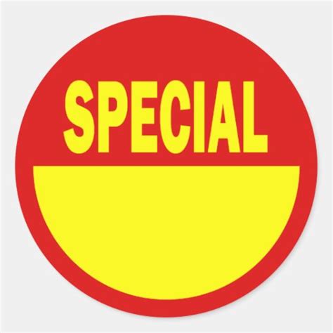 Special Retail Sales Stickers Zazzle