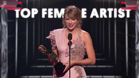 Hd Taylor Swift Wins Top Female Artist Acceptance Speech At The Billboard Music Awards 2018