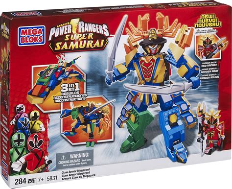 Amazon Mega Bloks Power Rangers Samurai Claw Armor Megazord Toys