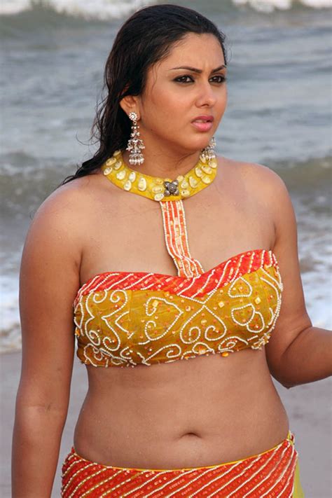 South Indian Spicy Actress Namitha Latest Navel Photo Still ActressHDWallpapers
