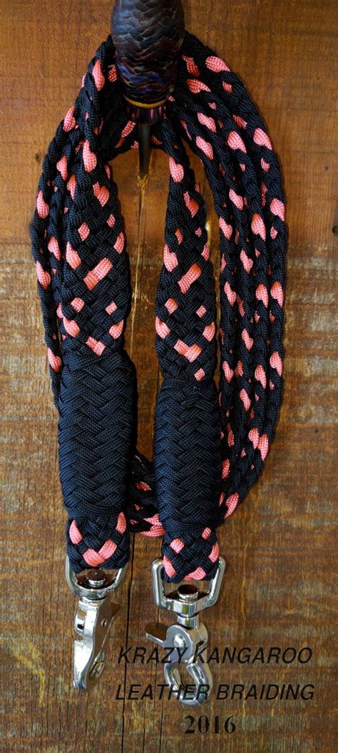 Paracord braid patternparacord braid patternparacord bracelet tutorials no photo description available. 9 Strand Flat Paracord Reins with Braided Knots by KrazyKangaroo on Etsy | Paracord, Reins, Fashion