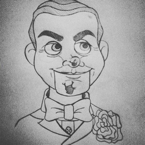 Slappy The Dummy Goosebumps Drawing Drawings Slappy The Dummy
