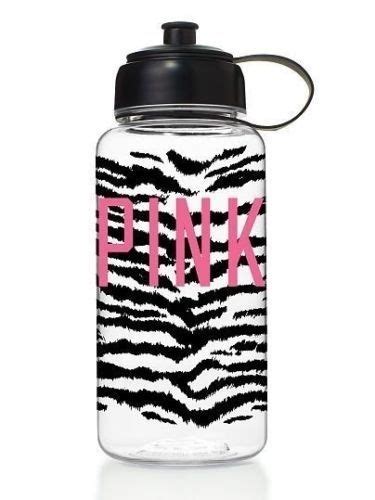 Zebra Stripes Water Bottle Pink 32 Oz Victoria Secret Pink Water