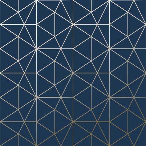 Geometric Metallic Wallpaper Fine Decor Apex And Wow Metro