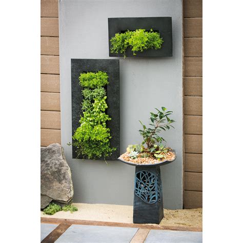 Maybe you would like to learn more about one of these? Evergreen Enterprises, Inc Zinc 12 Pocket Wall Planter ...