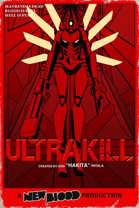 Ultrakill Poster Rultrakill