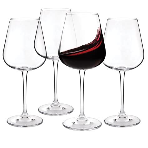 Crystal Red Wine Glasses Set Of 4 450ml 152 Oz