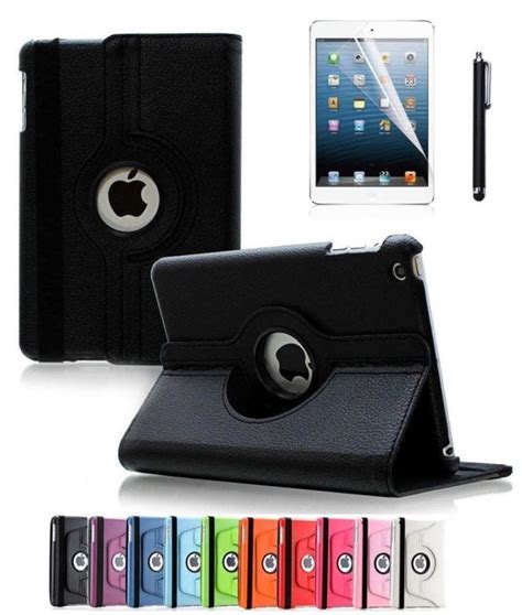 360 Rotating Stand Leather Smart Cover Case For Apple Ipad 234 Color