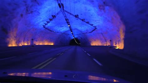 Worlds Longest Road Tunnel 245 Km152 Mi Lærdalstunnelen In