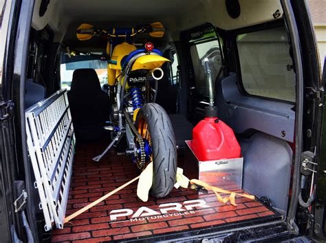 Moto Van Custom Ford Transit Connect By Parr Motorcycles Bikebound
