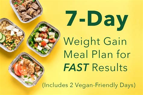 Easy 7 Day Weight Gain Meal Plan For Fast Results Fitolympia