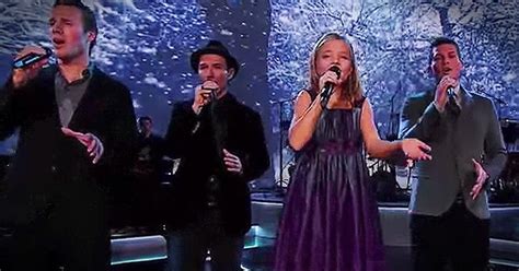 ‘silent Night Stunning Christmas Performance From Jackie Evancho And