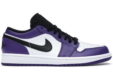 Jordan 1 Low Court Purple White 553558 500