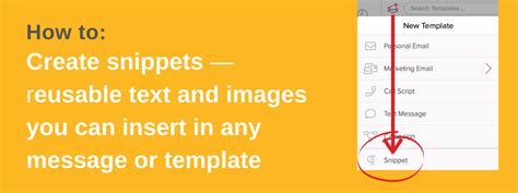 Snippets Reusable Text And Images You Can Insert In Any Message Or