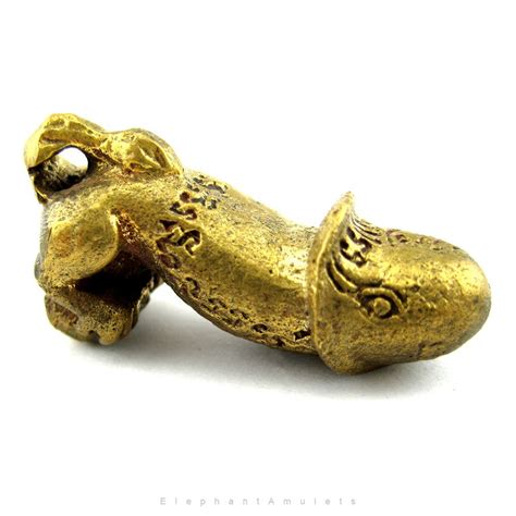 Brass Penis Penis Pendant Penis Necklace Amulet Sex Charm Etsy