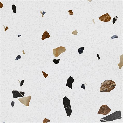 Trend White Terrazo Multicolour Wall And Floor Tile