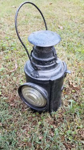 Old Antique Dressel Railroad Signal Switch Lamp Lantern Clear Lens
