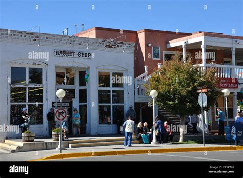 Restaurants And Shops In Historic Downtown Albuquerque New Mexico Usa