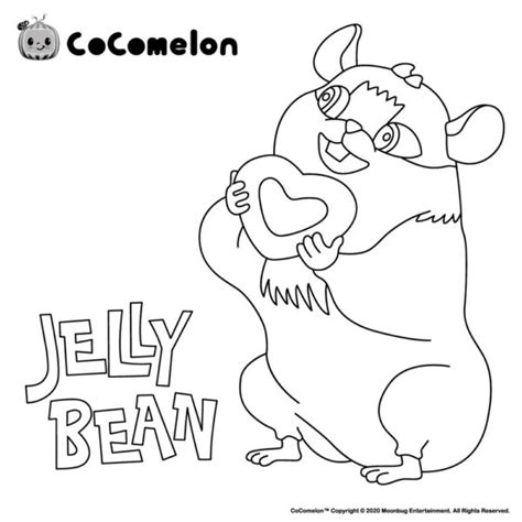 Free printable cocomelon colouring sheets : CoComelon Coloring Pages JJ - XColorings.com