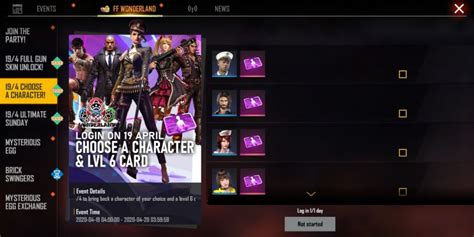 Free fire 🔥 all character and fashion unlock. Free Fire Wonderland: Unlock free Characters, all ...