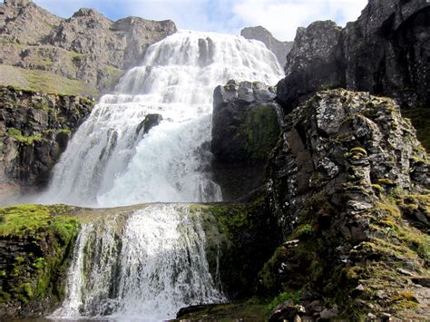 The magnificent Dynjandi Waterfall - the Jewel of the Westfjords of Iceland