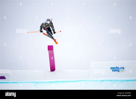 Camillia Berra Sui Competing In The Ladies Ski Slopestyle At The