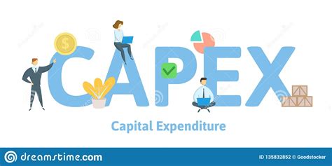 Capex Capital Expenditure Concept With Keywords Letters And Icons