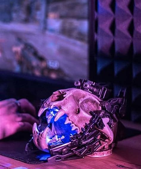 Kranio Is A Cyberpunk Hi Fi Speaker Encased In A 3d Modelled Lynx Skull