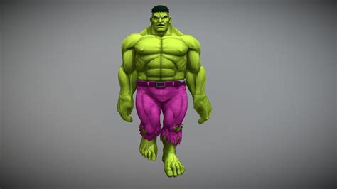 Animated Hulk Buy Royalty Free 3d Model By Bilal Creation Production