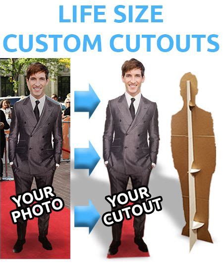 Custom Life Size Cardboard Cutouts From Your Photo Surf Party Hen