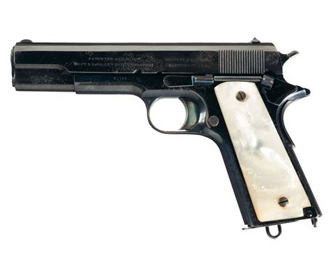 First Year Production Colt 45 Government Model Automatic Pistol With