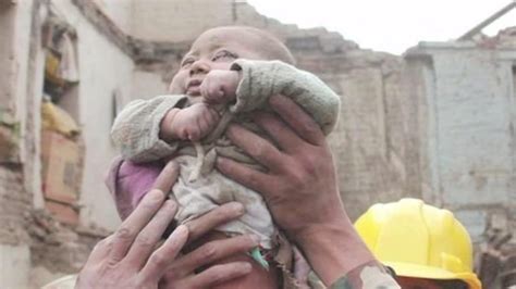Baby Shockingly Survives Hours Under Earthquake Rubble