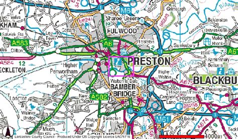 Preston Map And Preston Satellite Image