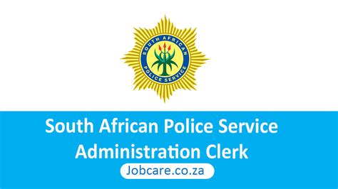 South African Police Service Administration Clerk Jobcare