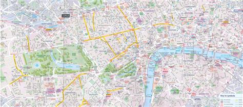 London Map Road Map