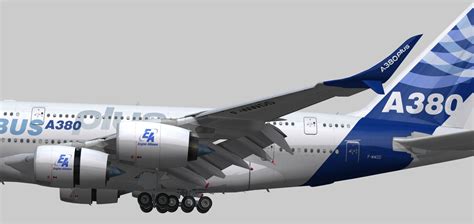 3d Model Airbus A380 Plus 2017 Home Livery Vr Ar Low Poly Rigged