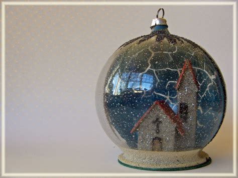 Vintage Christmas Snow Globe