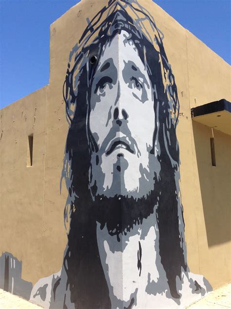 Jesus Mural Downtown La Street Art Christian Art Mexican Catholic Art